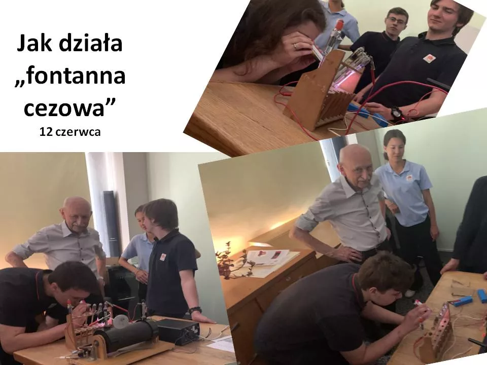 działanie fontanny cezowej