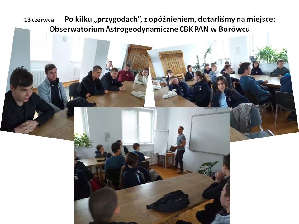 w obserwatorium astrogeodynamicznym w Borówcu