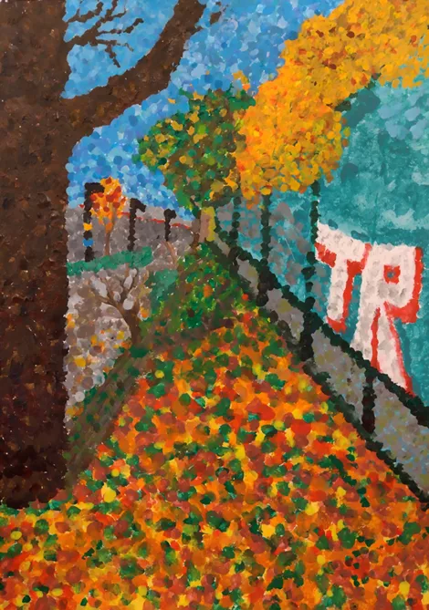 Maria Stępień, nagroda główna w konkursie plastycznym pt. Moja droga do szkoły w kategorii klas 5-8 SP