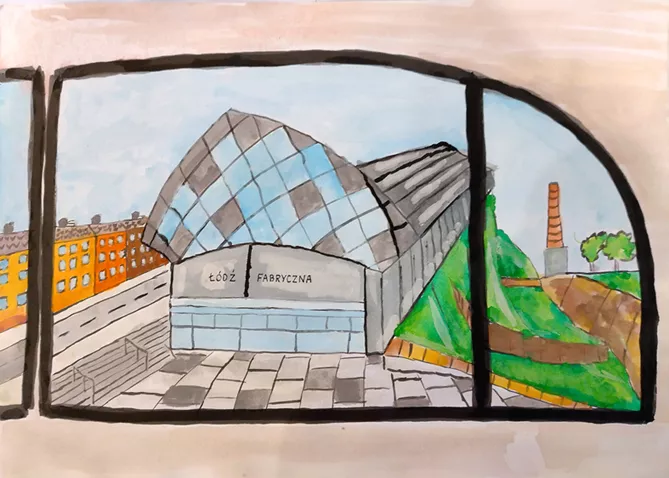 Kinga Zacharska, wyróżnienie w konkursie plastycznym pt. Moja droga do szkoły