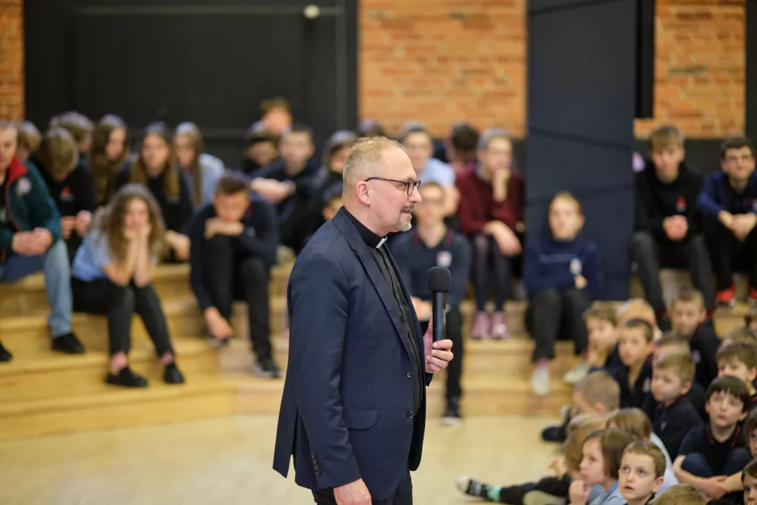 Słówko ks. Radcy Romana Jachimowicza. (fot. Amelia Szymańska)
