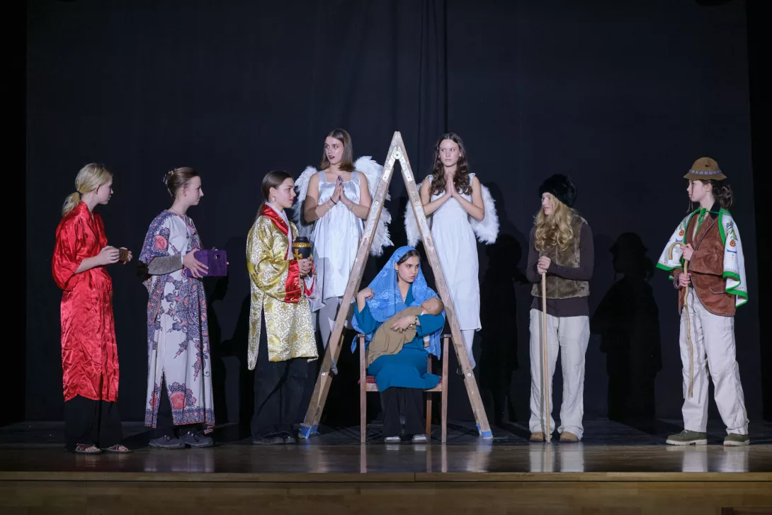 Jasełka licealne. (fot. Amellia Szymańska)