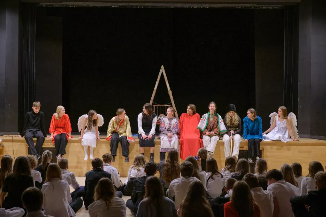 Jasełka licealne. (fot. Amellia Szymańska)