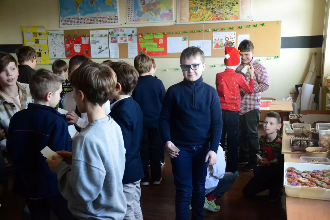 Wigilie klas wczesnoszkolnych. Klasa 3b.