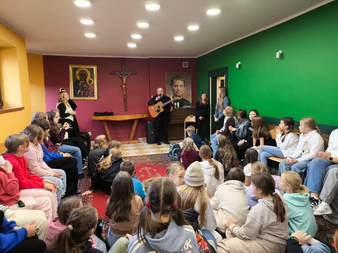 Słodki podwieczorek w Oratorium św. Jana Bosko w Żyrardowie.