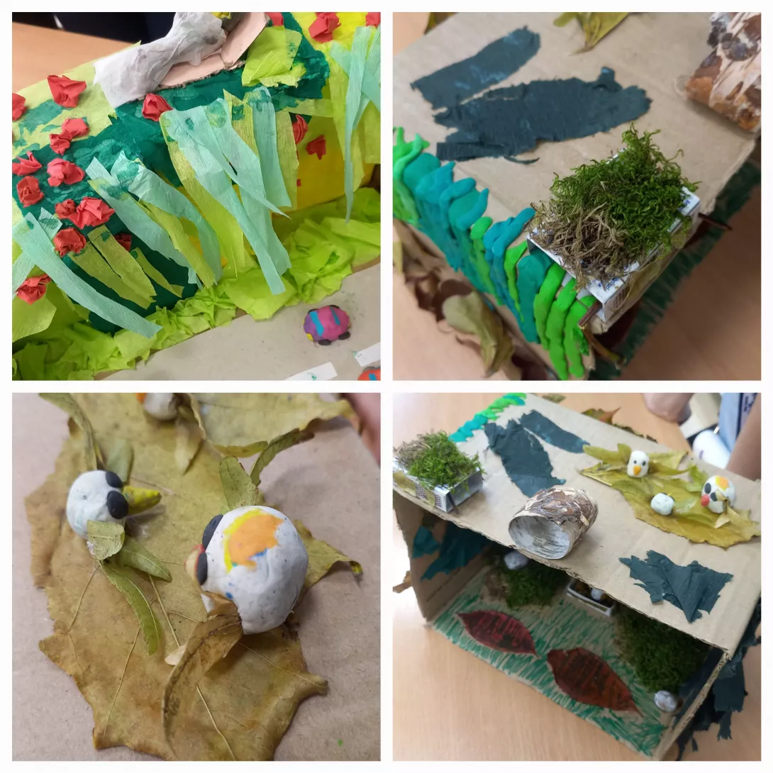 Prace plastyczne uczennic kl.3c