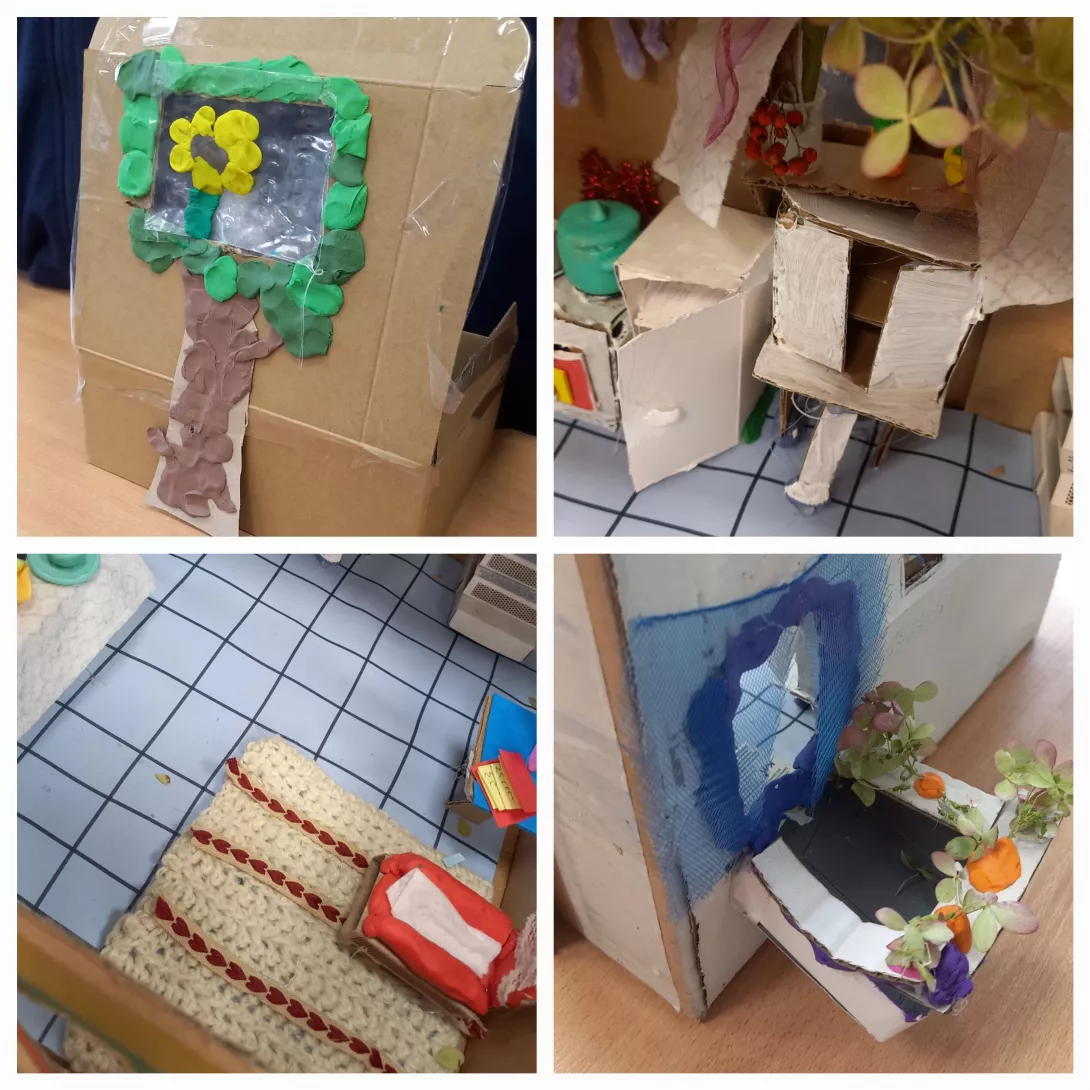 Prace plastyczne uczennic kl.3c