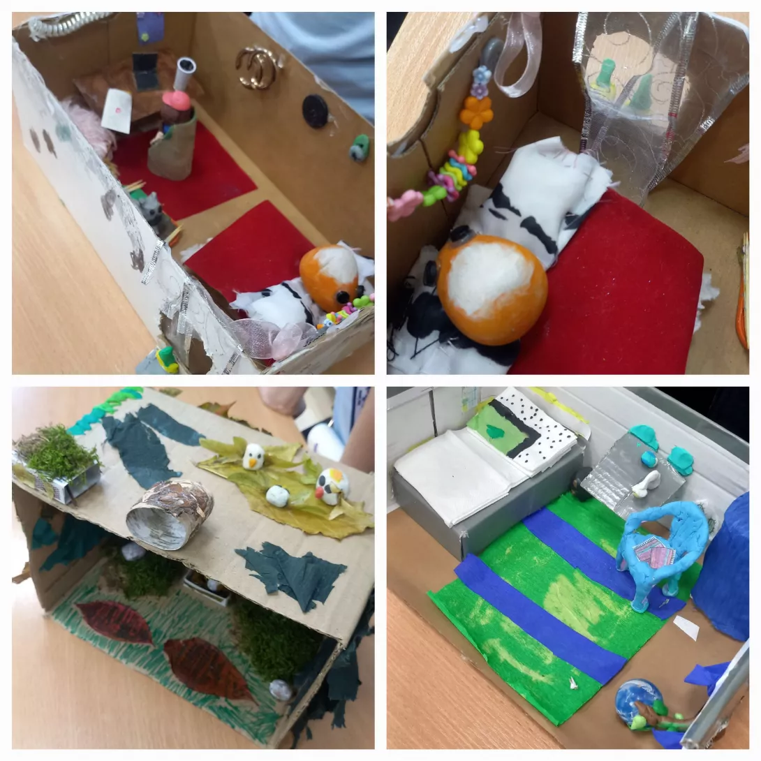 Prace plastyczne uczennic kl.3c