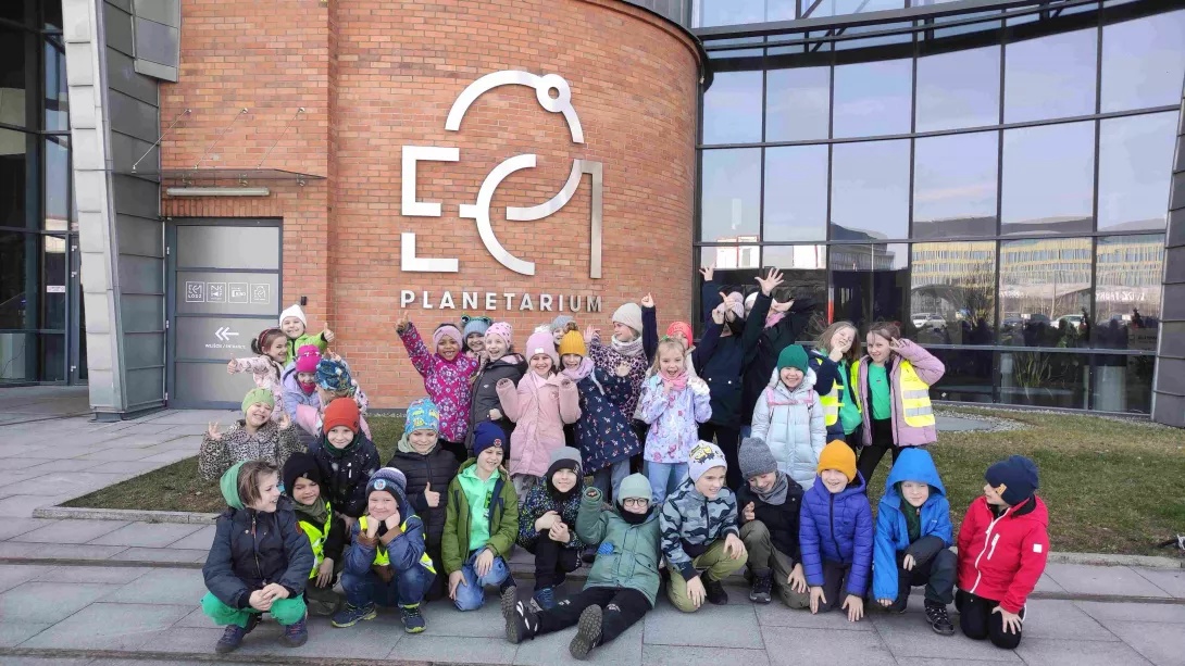 Klasy 1a i 1b SSP w Planetarium EC1 