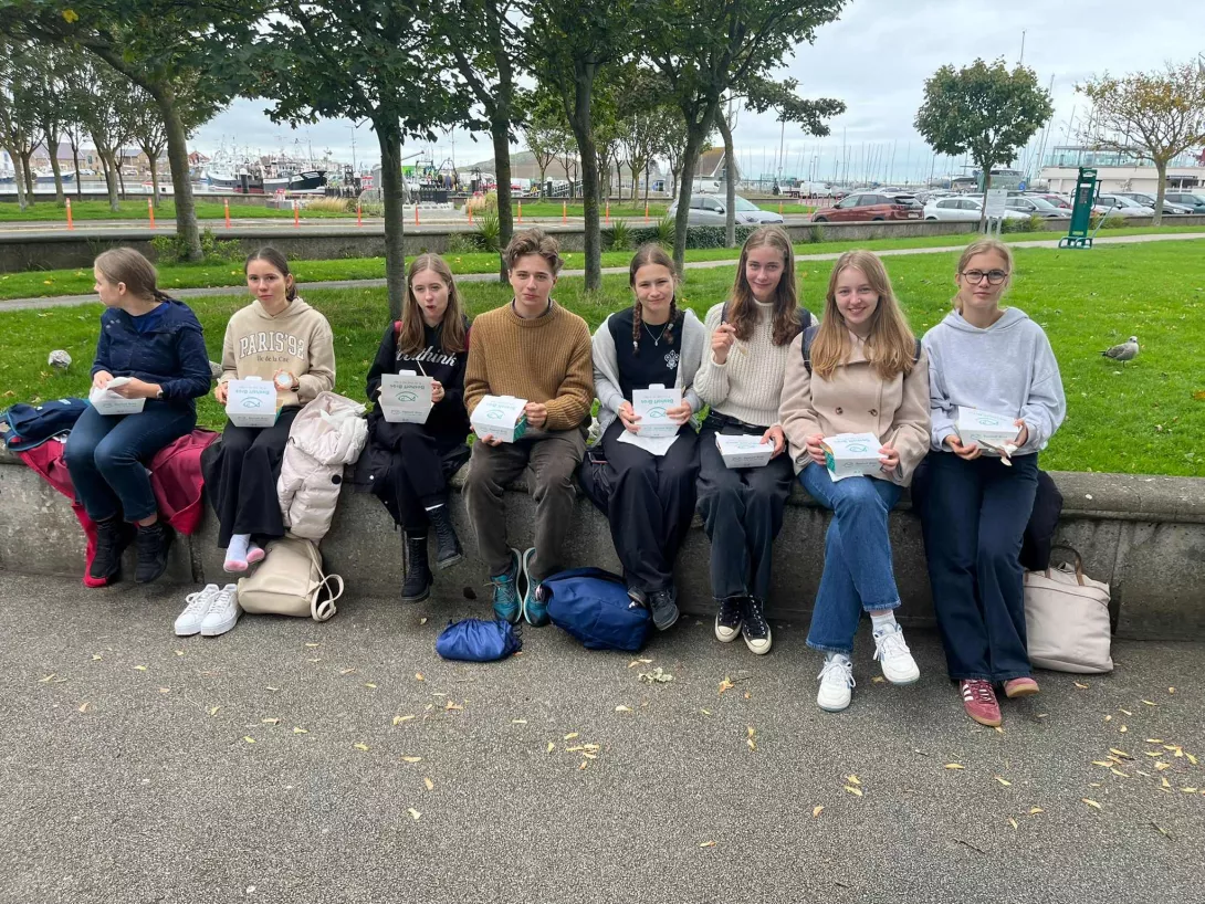 Uczestnicy projektu Erasmus Plus w Irlandii.