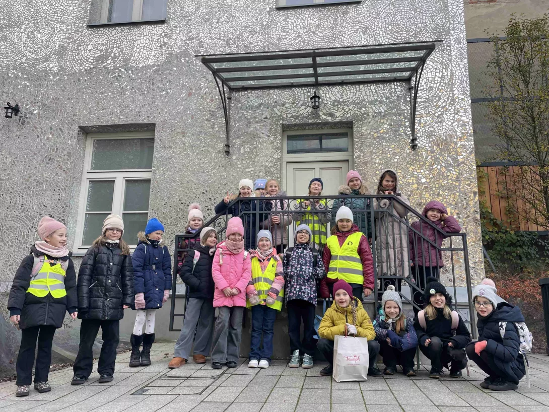 Klasa 2c w Pasażu Róży