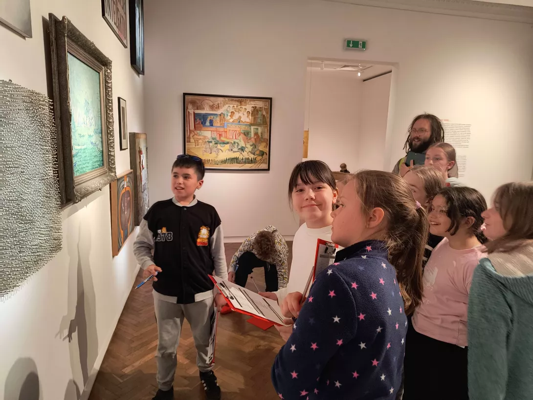 Zajęcia plastyczne w Muzeum Sztuki