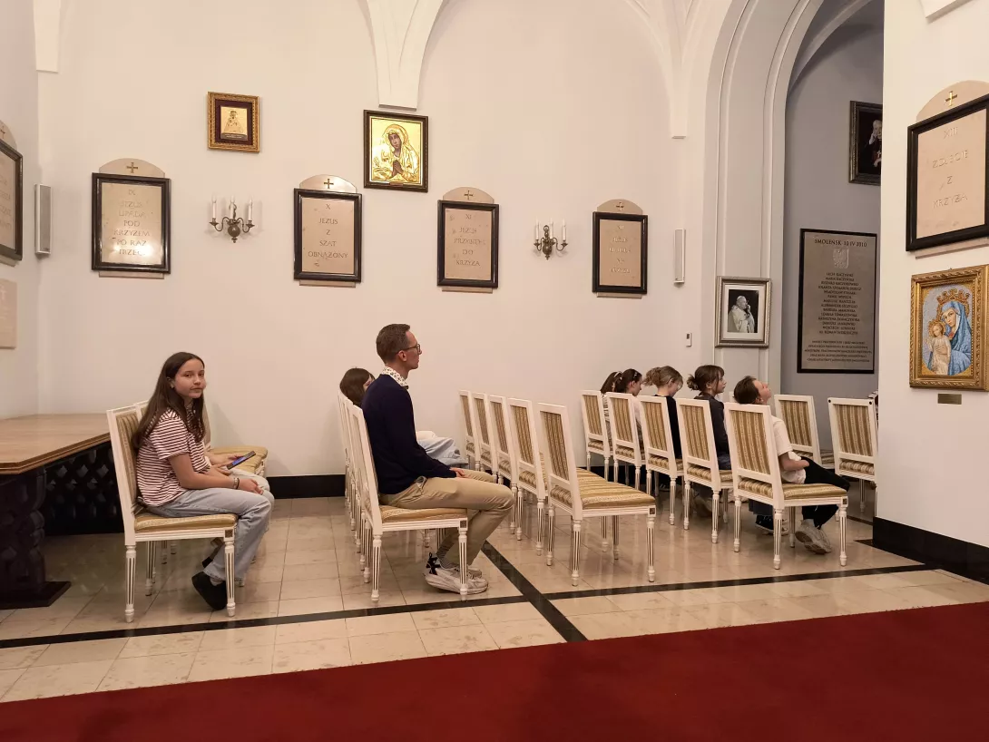 5a w kaplicy Pałacu Prezydenckiego