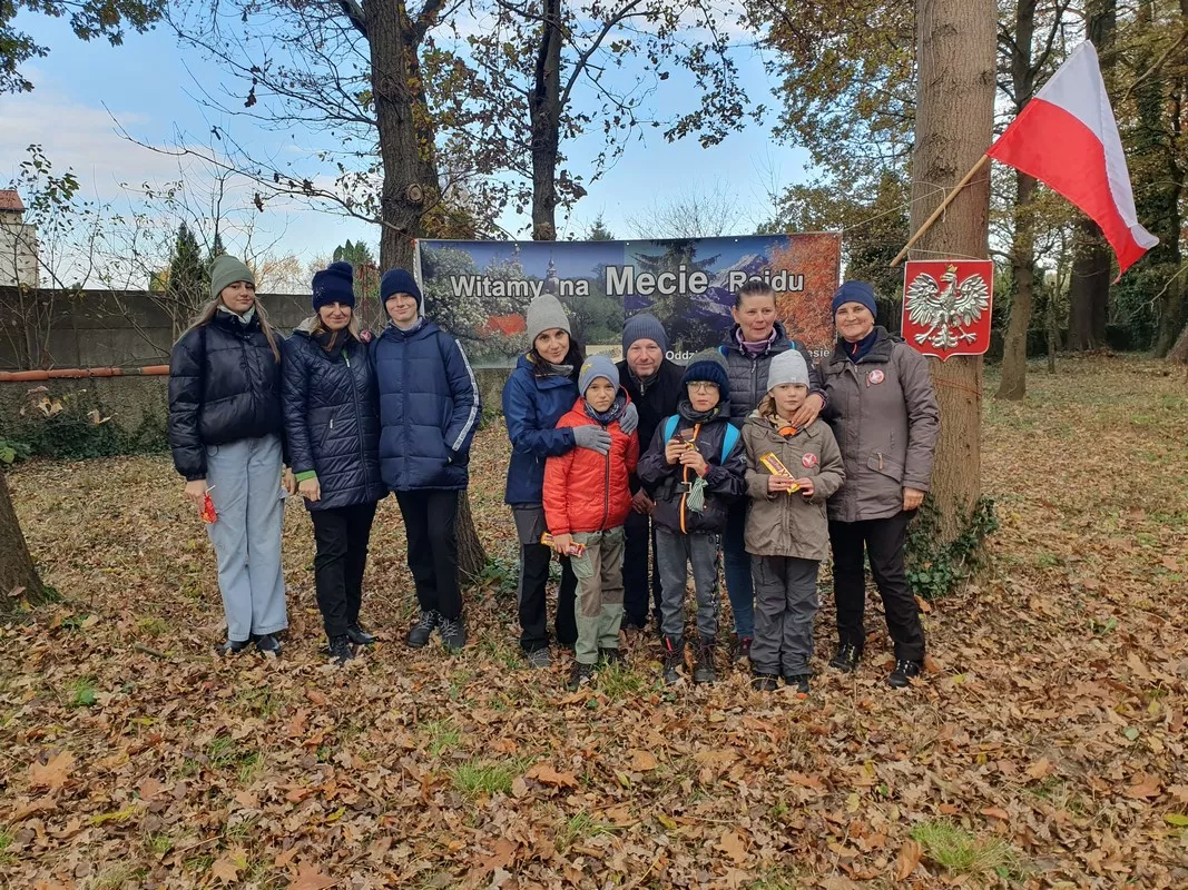 Na mecie Rajdu Niepodległości