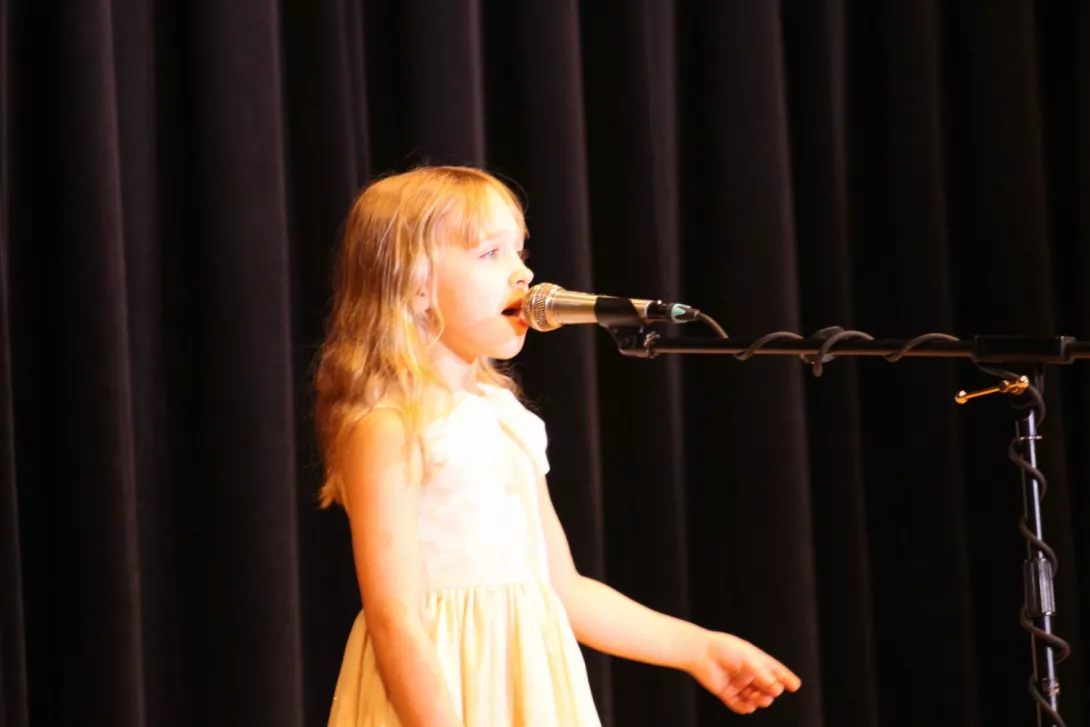 Uczestniczka Cecyliady 2025 dla klas 1-3 SSP (foto F. Kopytowski)