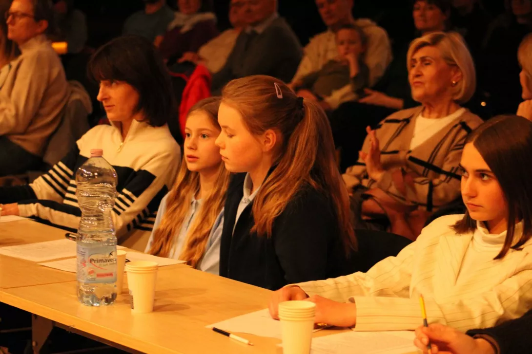 Jury i widownia Cecyliady 2025 dla klas 4-8 SSP (foto F. Kopytowski)