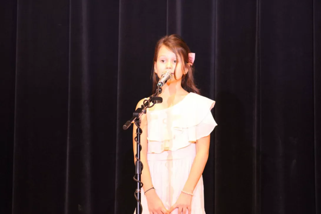 Uczestniczka Cecyliady 2025 dla klas 1-3 SSP (foto F. Kopytowski)