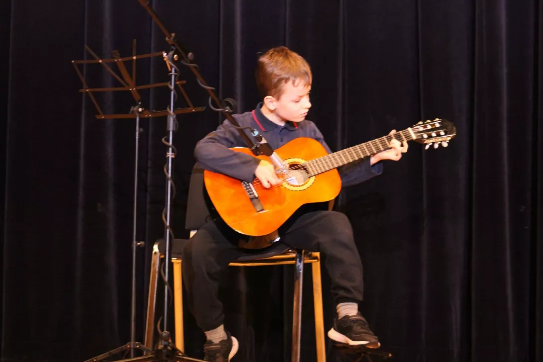 Uczestnik Cecyliady dla klas 1-3 SSP (foto F. Kopytowski)