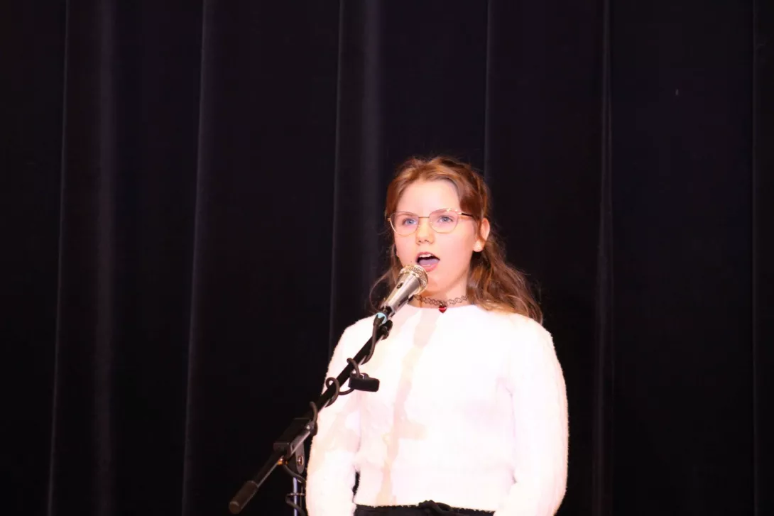 Uczestniczka Cecyliady dla klas 4-8 SSP (foto F. Kopytowski)