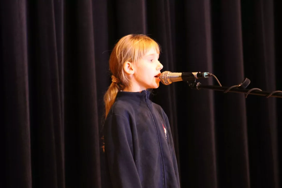 Uczestniczka Cecyliady dla klas 1-3 SSP (foto F. Kopytowski)