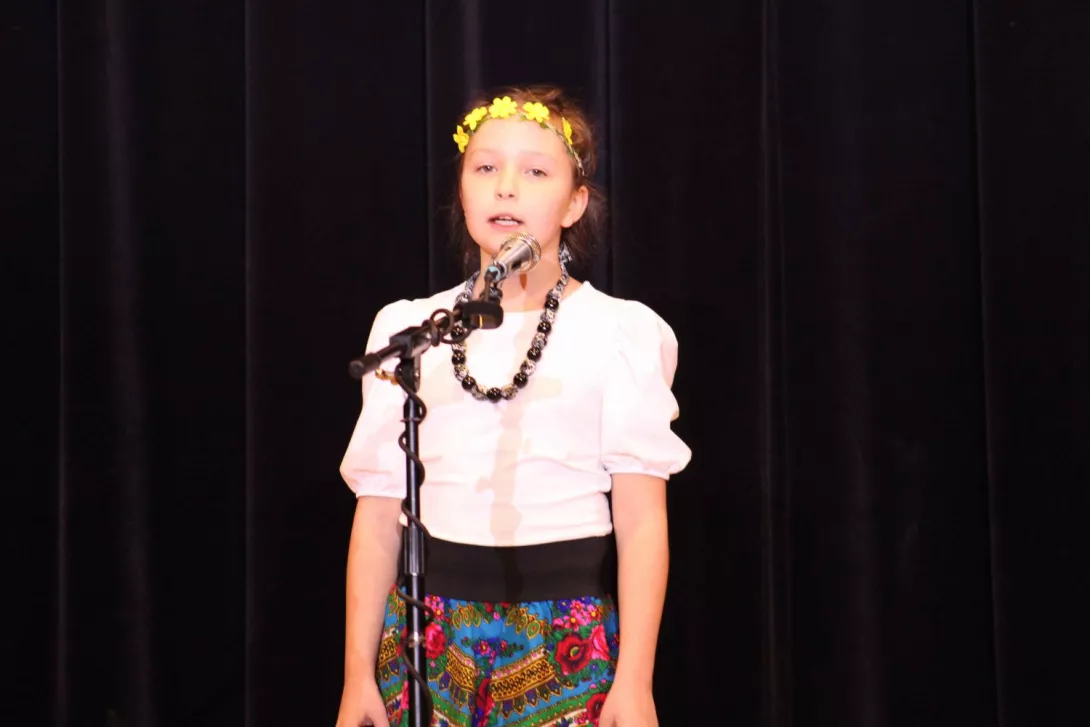 Uczestniczka Cecyliady dla klas 1-3 SSP (foto F. Kopytowski)