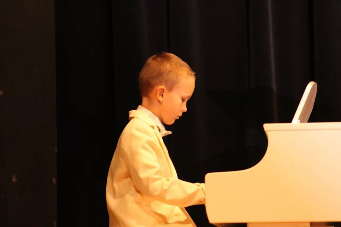 Uczestnik Cecyliady dla klas 1-3 SSP (foto F. Kopytowski)