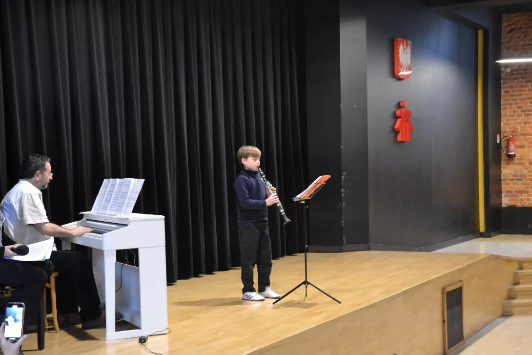 Występ Antka z klasy 3d.