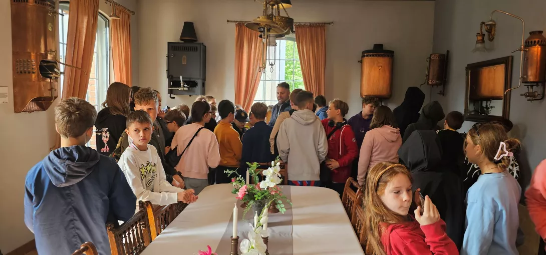 Uczniowie SSP w Muzeum Gazownictwa w Paczkowie