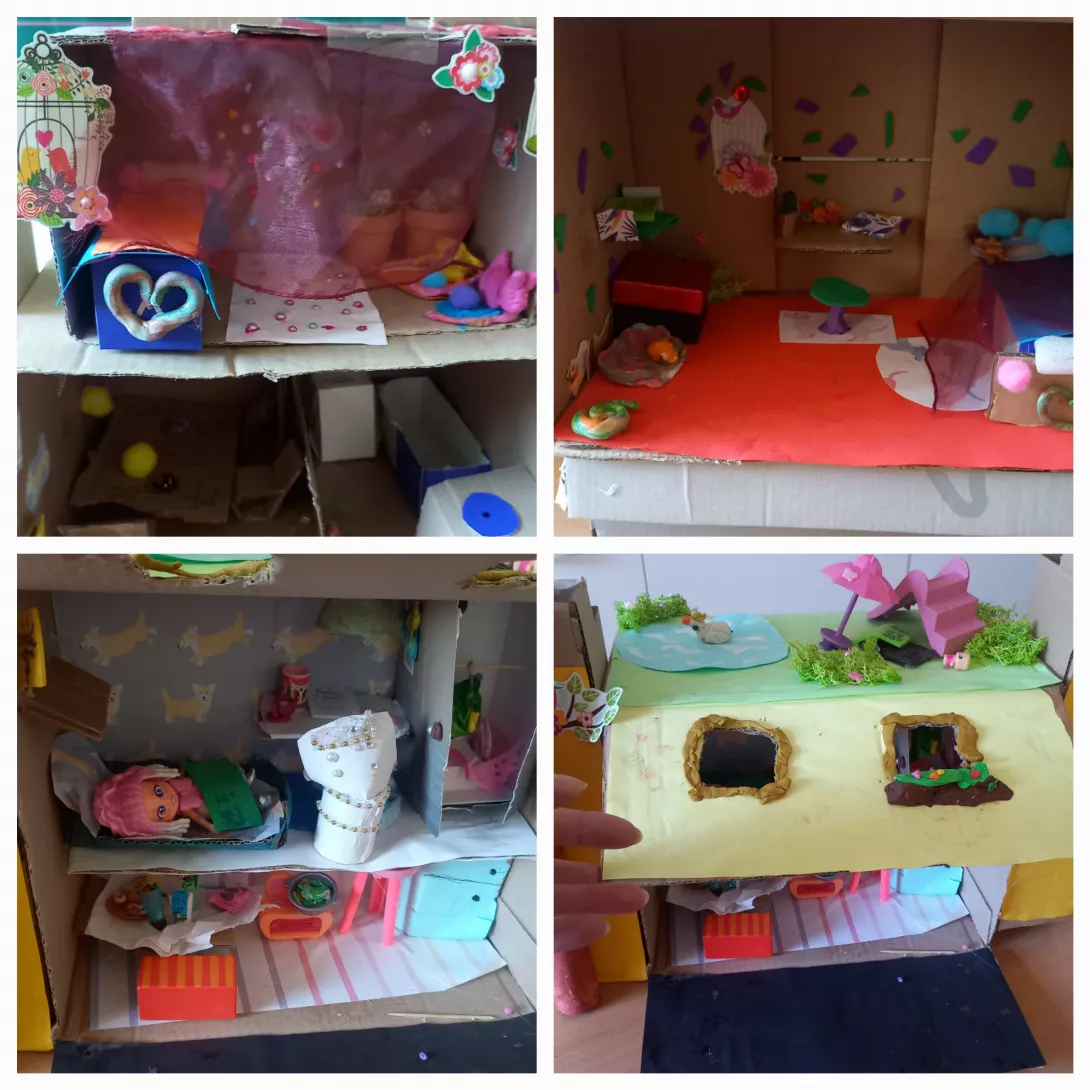 kartonowe budowle zamkowe