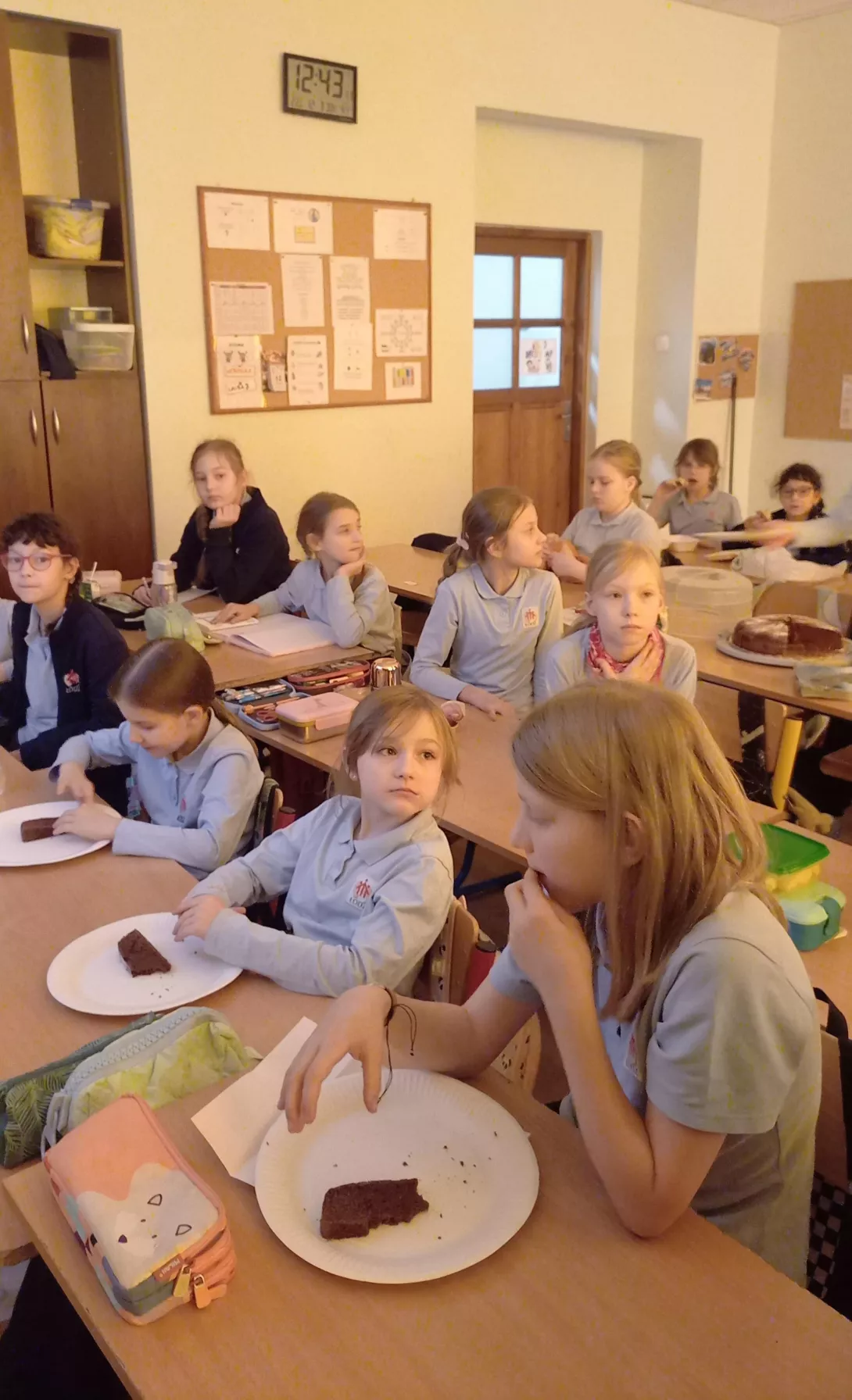 Poczęstunek podczas lekcji