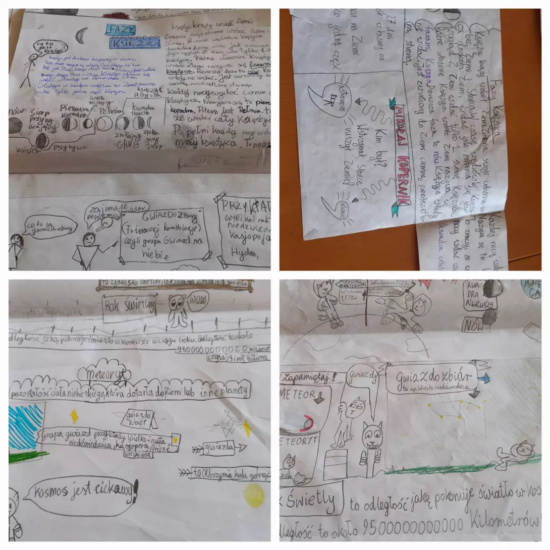Notatki wizualne na temat kosmosu