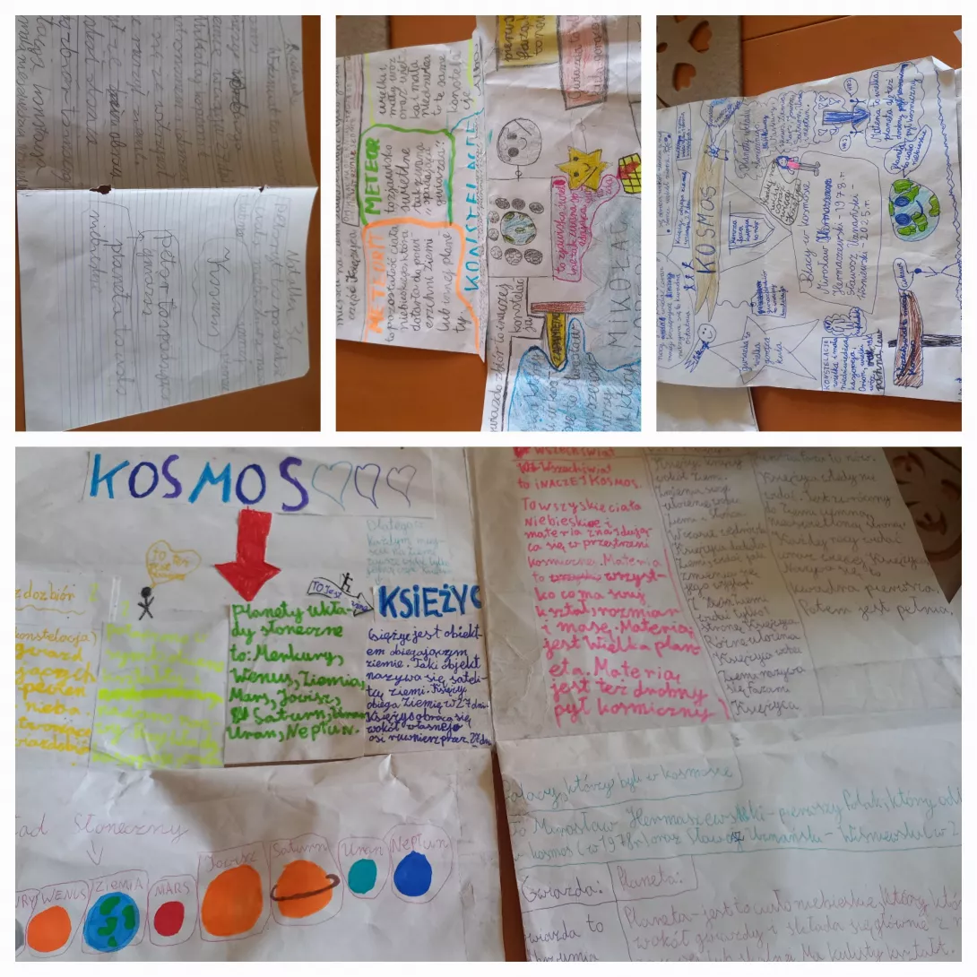 Notatki wizualne na temat kosmosu