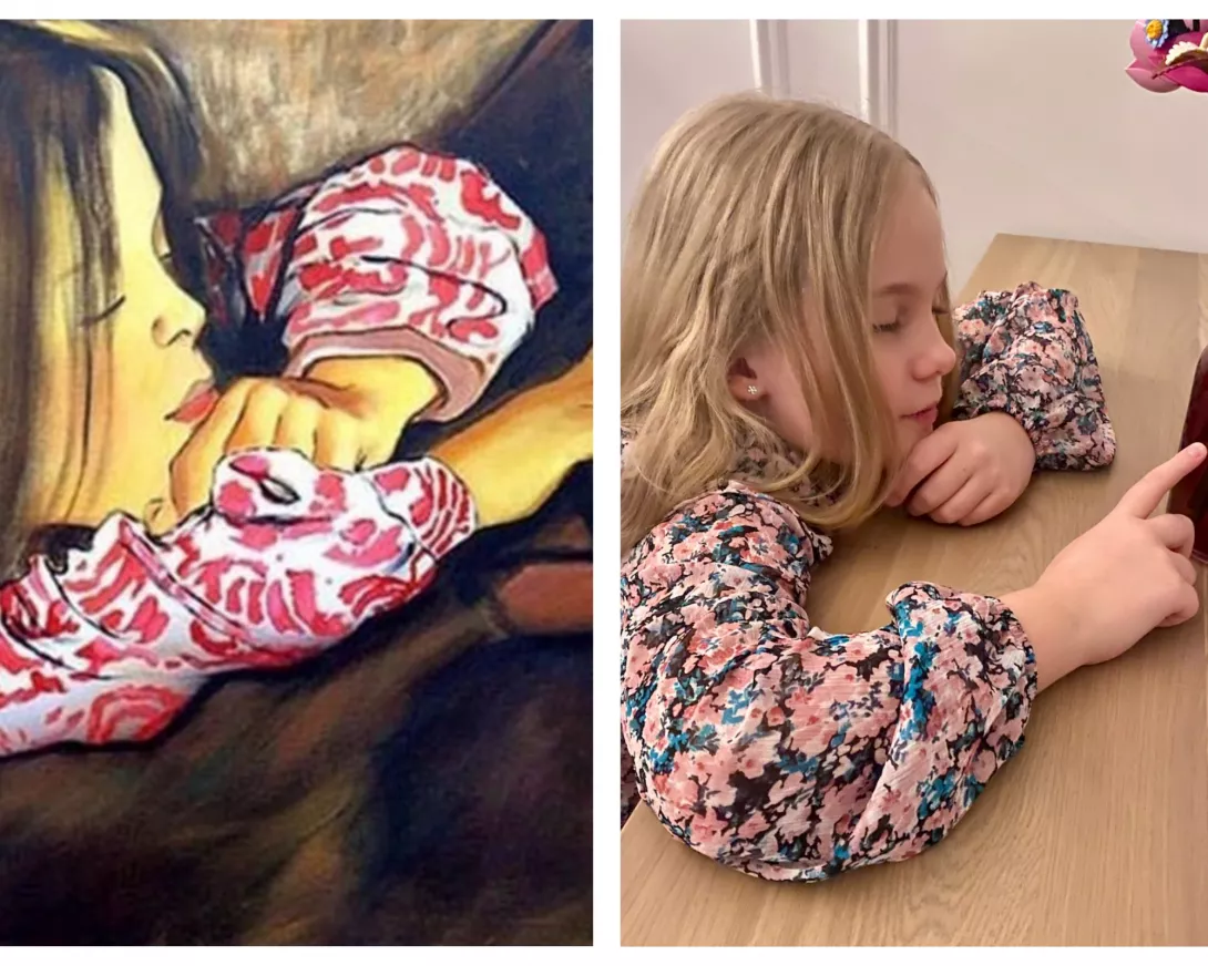 "Helenka z wazonem" Stanisław Wyspiański 