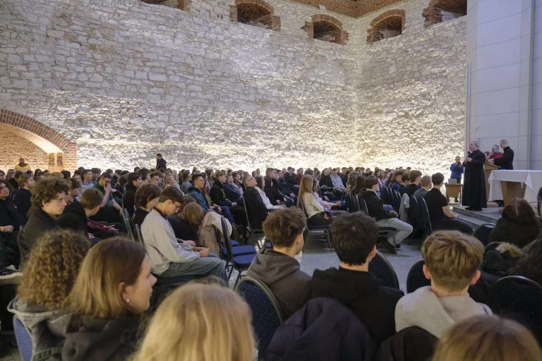 Rozpoczęcie czuwania w Bastionie św. Barbary. (fot. Amelia Szymańska)