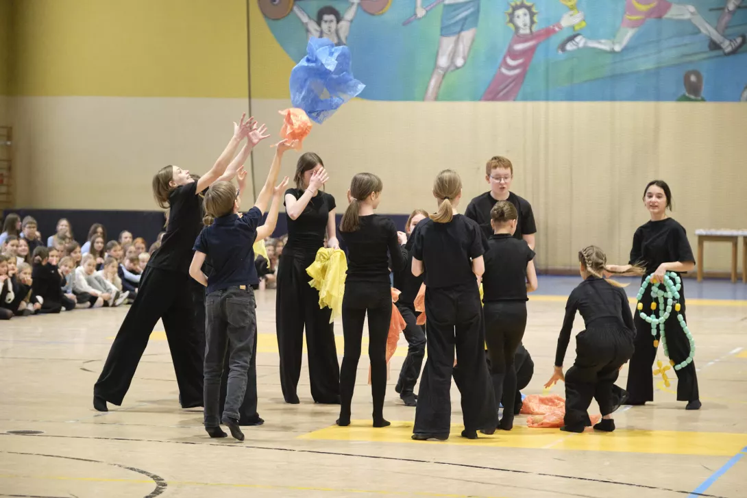 Etiuda w wykonaniu teatru Beznazwy. (fot. Antoni Szumielewicz)