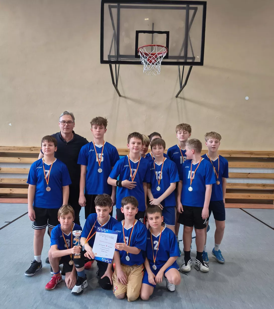 II Miejsce w Finale Mistrzostw Łodzi w Koszykówce Chłopców. Igrzyska Dzieci