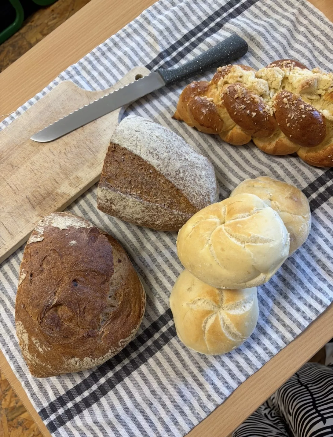 Różne rodzaje pieczywa na lekcji 3c