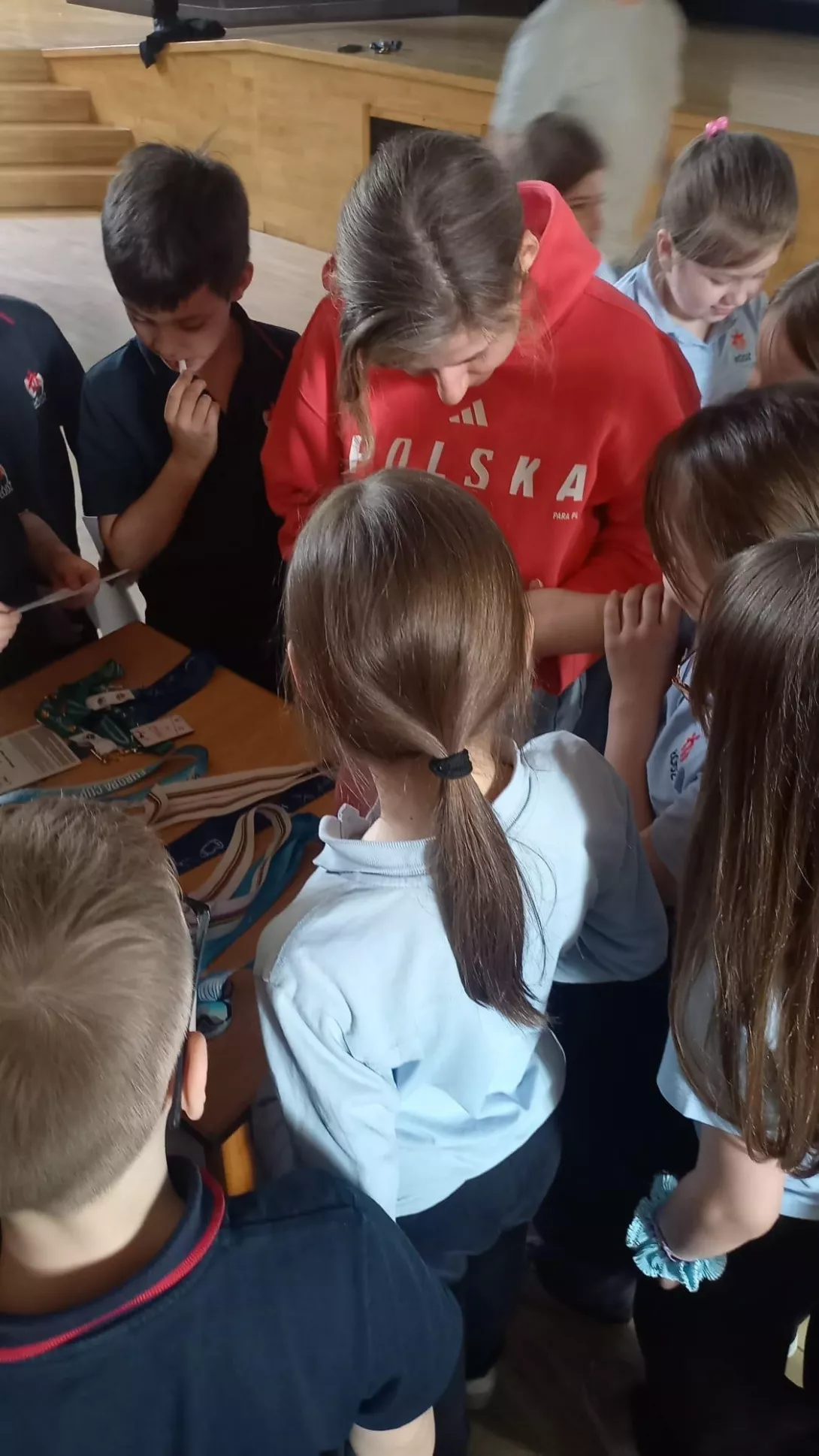 Natalia Siuba-Jarosz na spotkaniu z uczniami