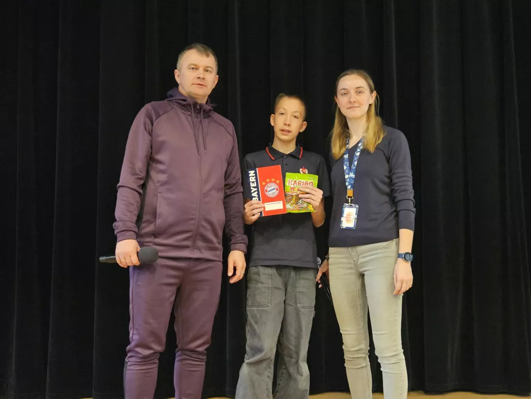 Zwycięzca quizu z nagrodą