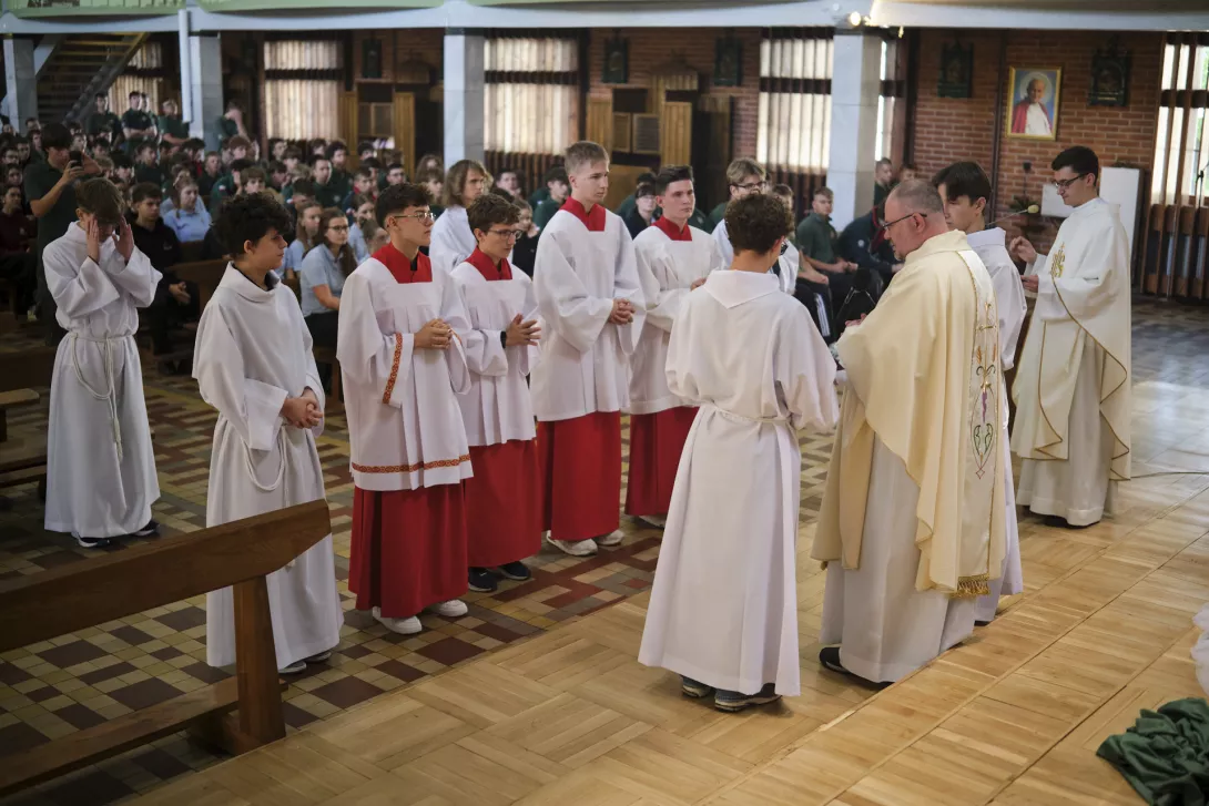 Promocja nowych lektorów i ceremoniarzy.