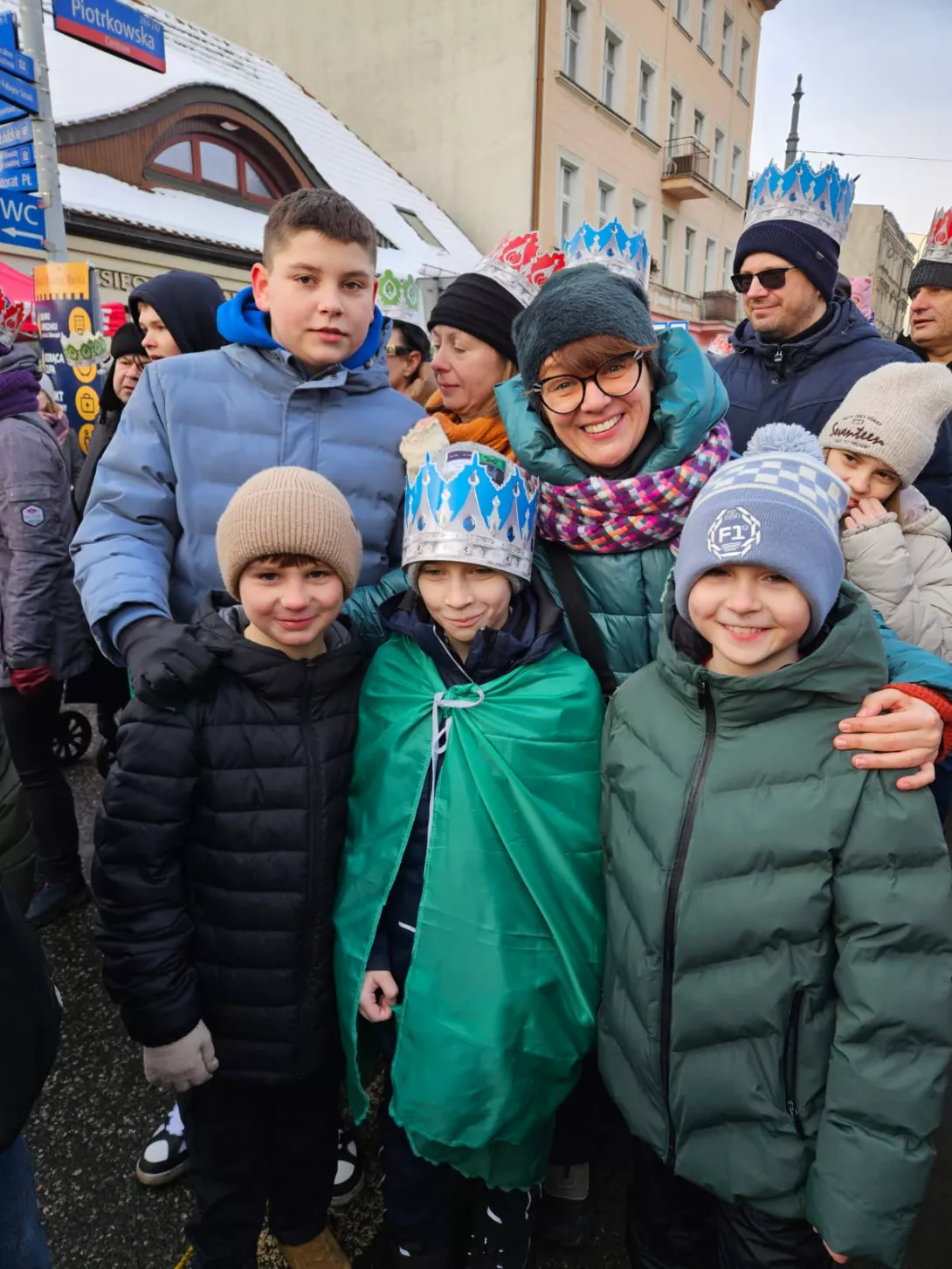 Uczestnicy tegorocznego Orszaku Trzech Króli. 