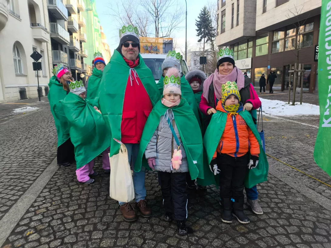 Uczestnicy tegorocznego Orszaku Trzech Króli. 