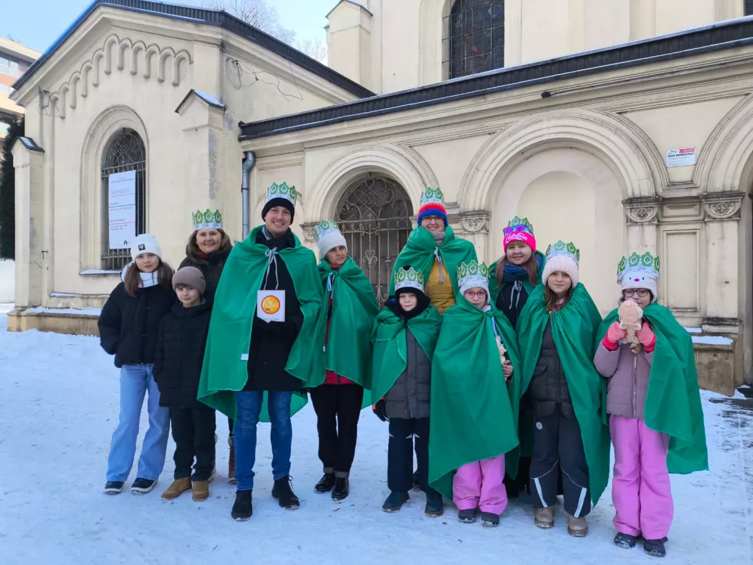 Uczestnicy tegorocznego Orszaku Trzech Króli. 